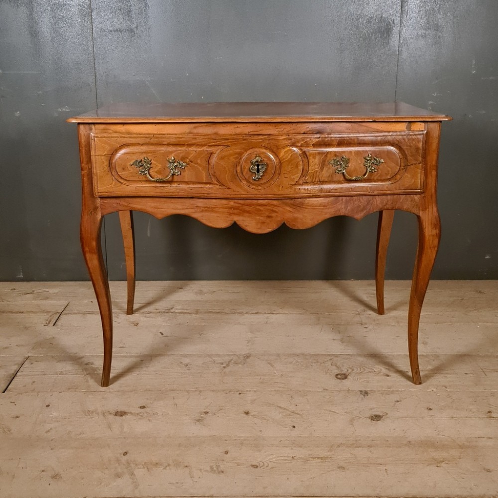 French Serpentine Lamp Table