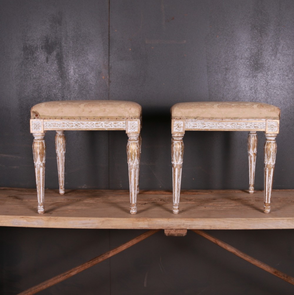 Pair of Gustavian Stools