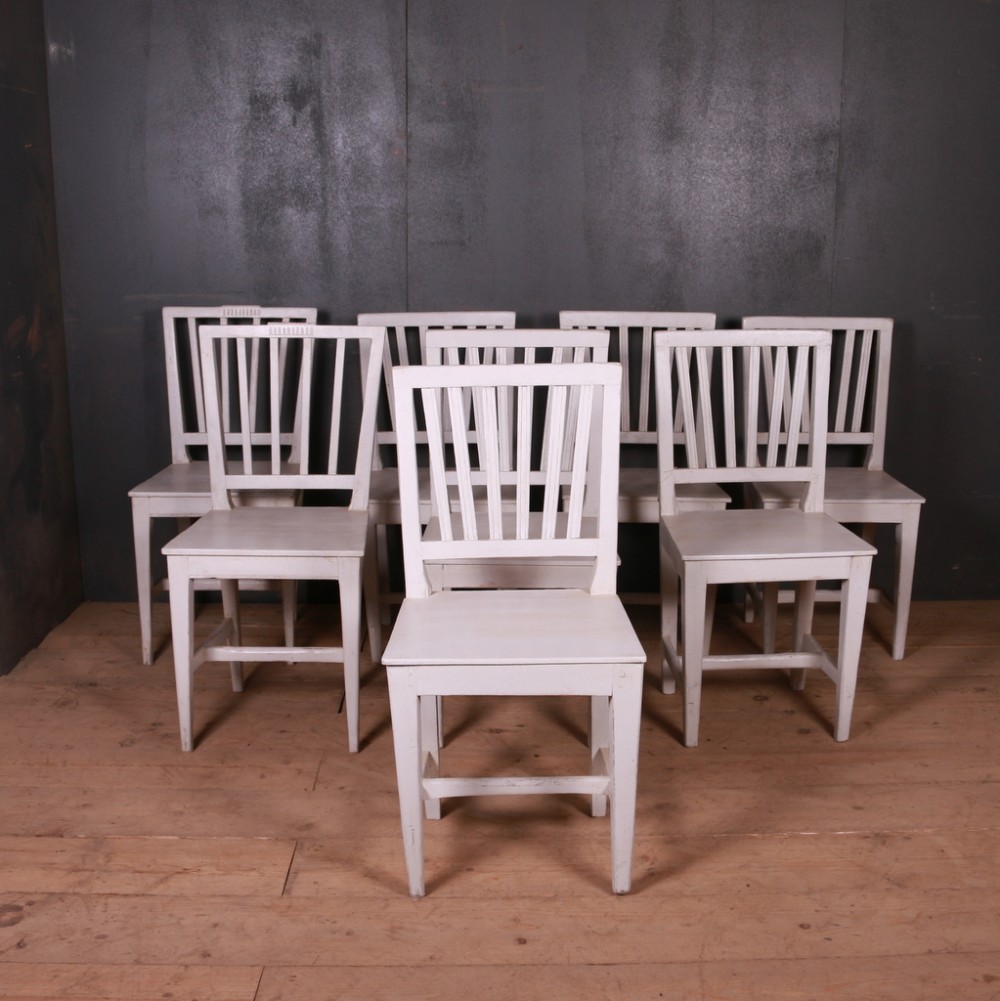 Set of 8 Swedish Dining Chairs