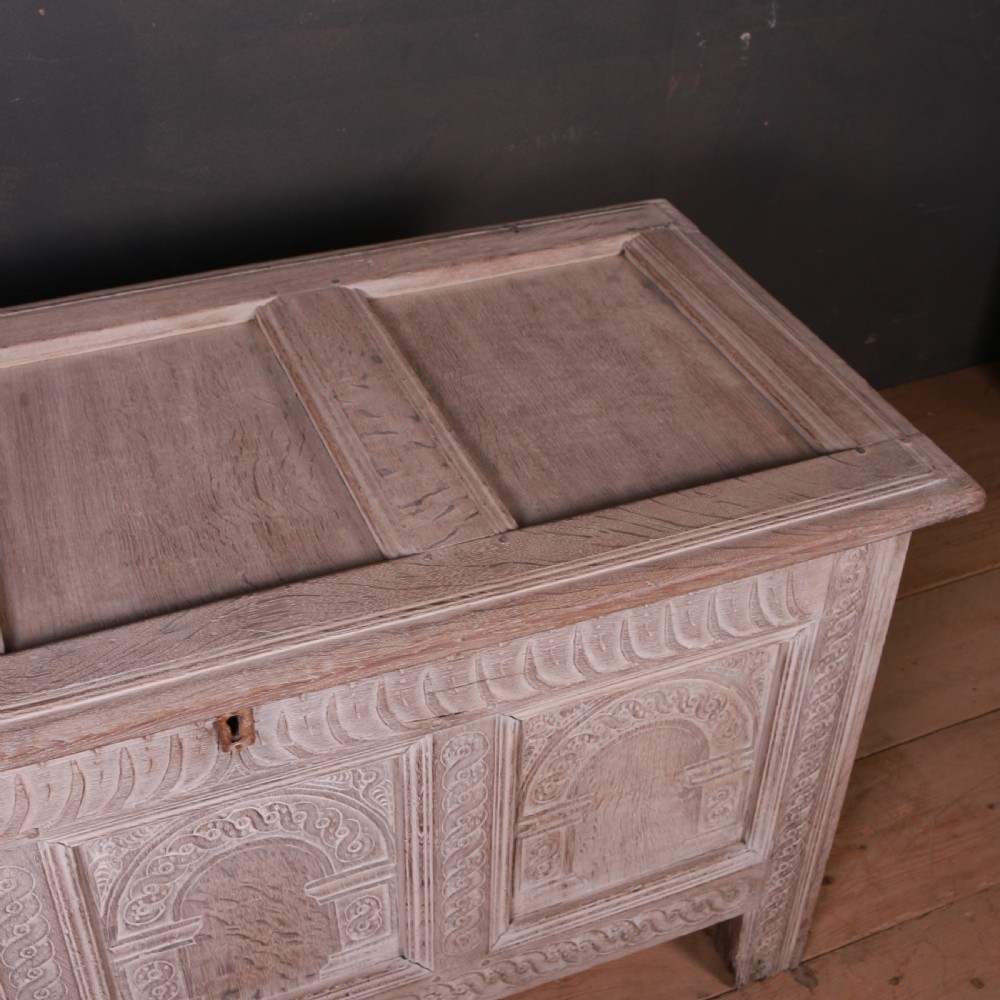 English Oak Coffer View VIII