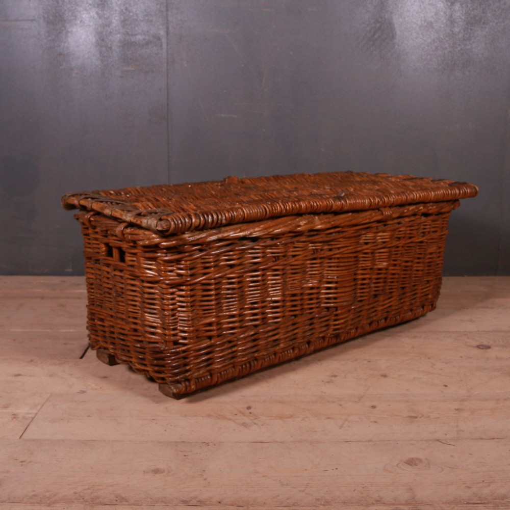 English Wicker Log Basket 