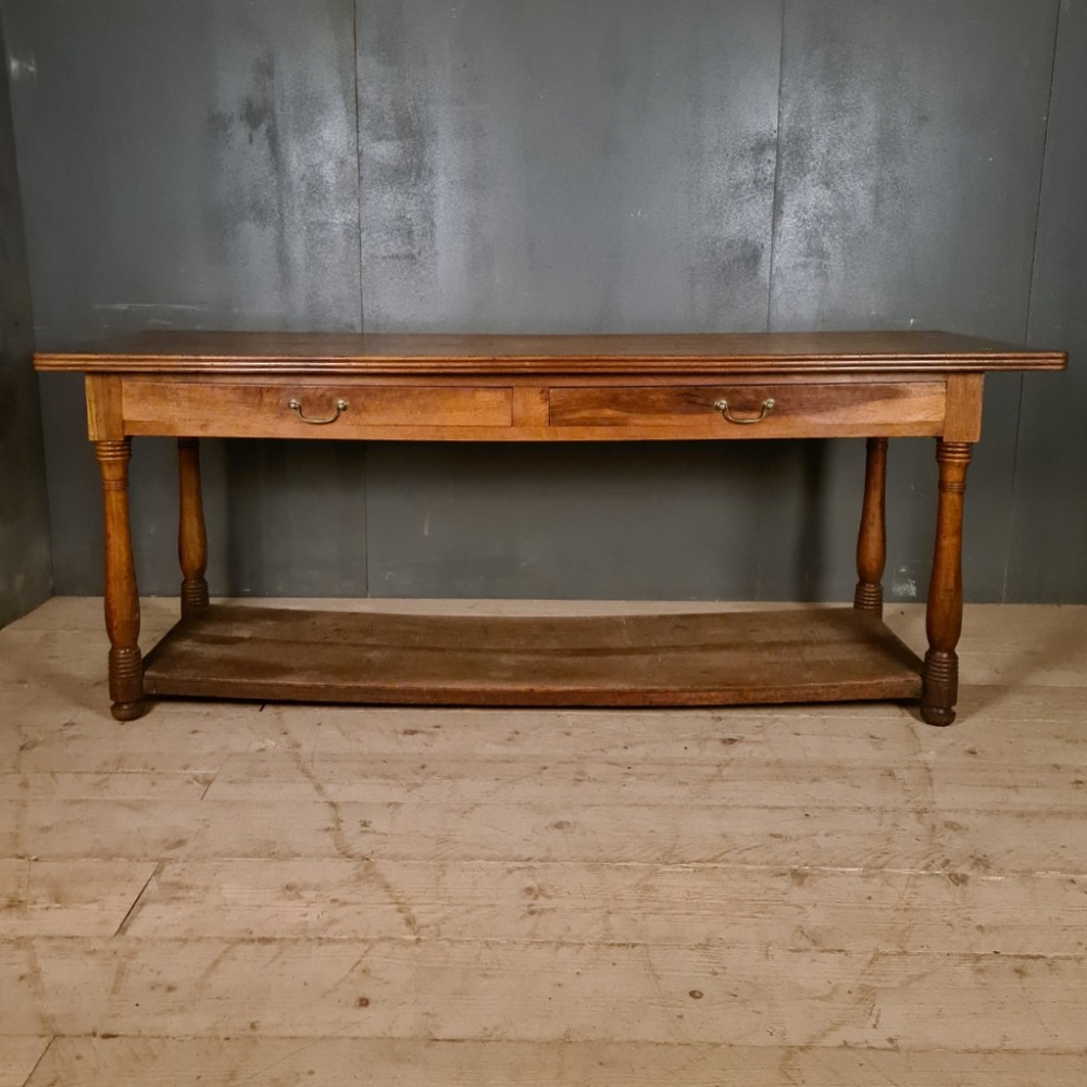 French Walnut Drapers Table