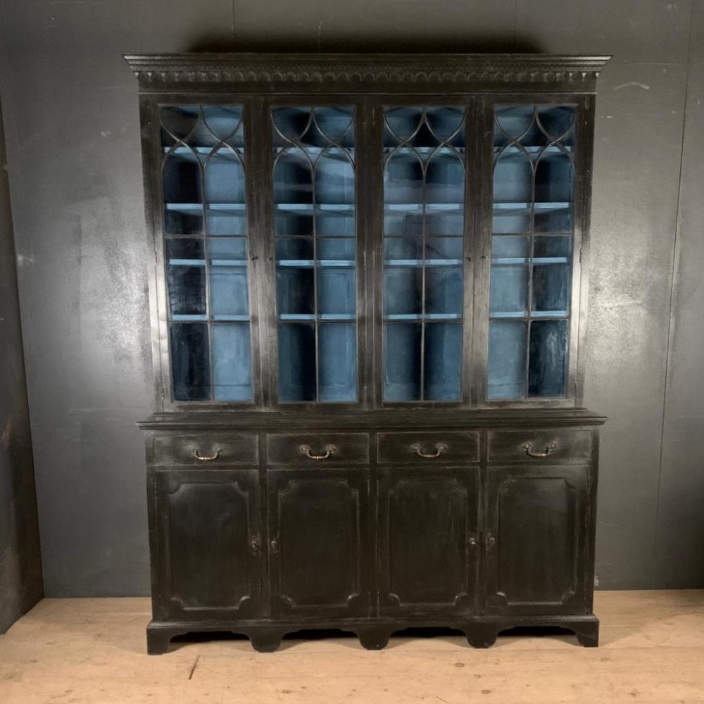 English Painted Bookcase
