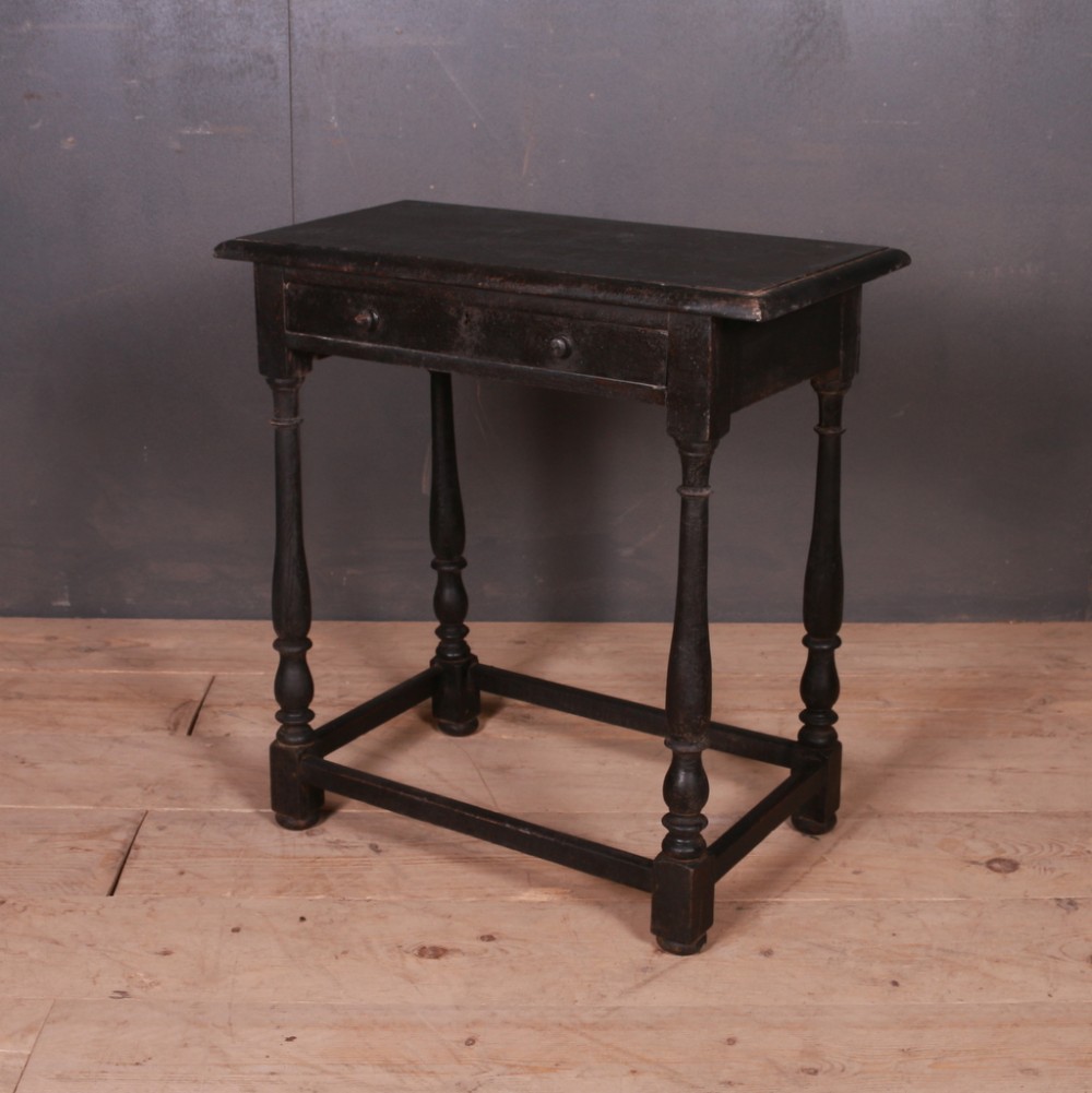 English Painted Lamp Table
