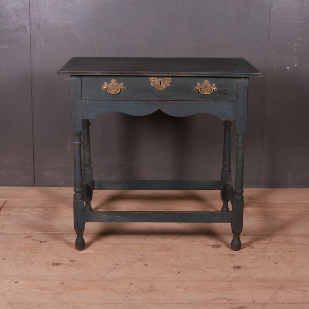 English Painted Lamp Table
