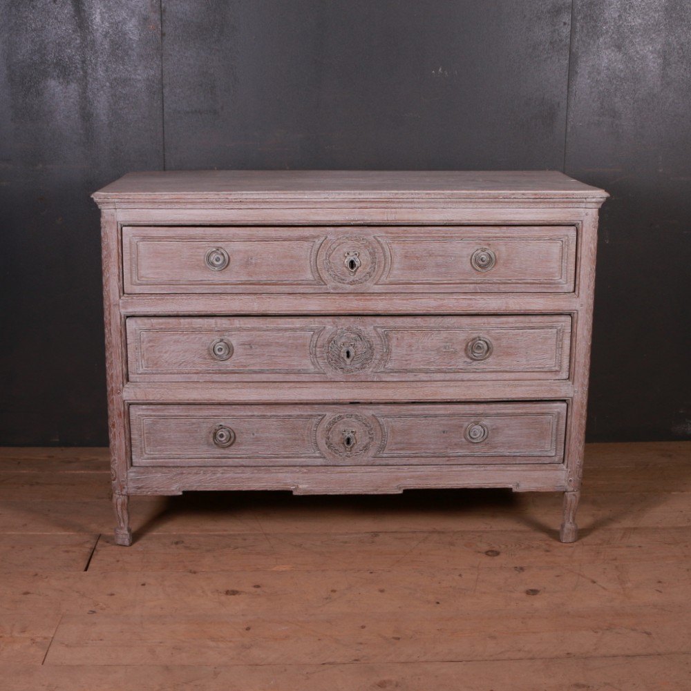 French Bleached Oak Commode