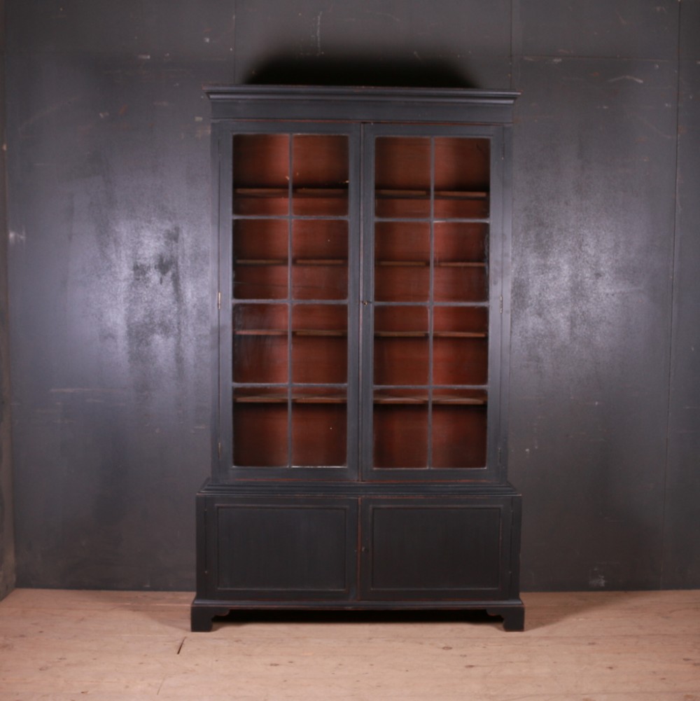 English Painted Bookcase