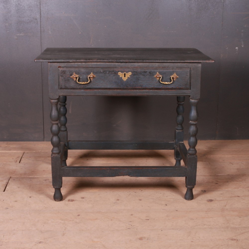 English Painted Lamp Table