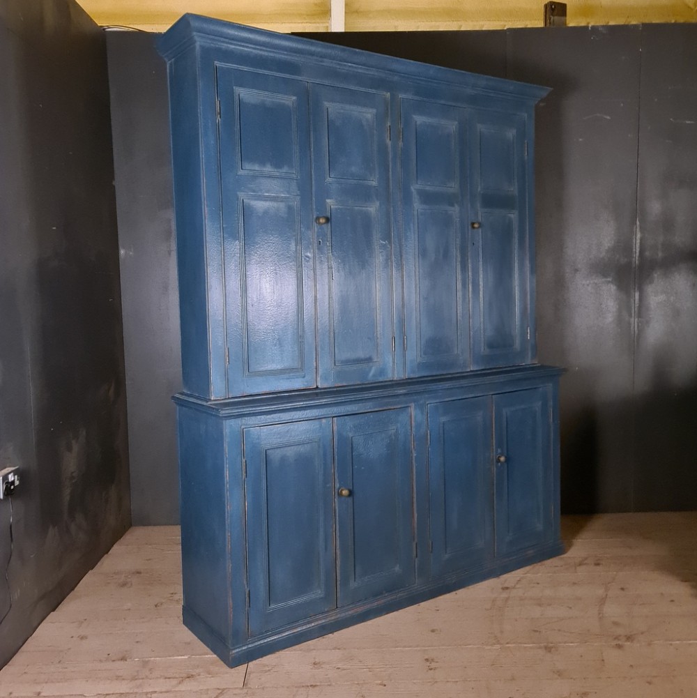 English Painted Housekeepers Cupboard