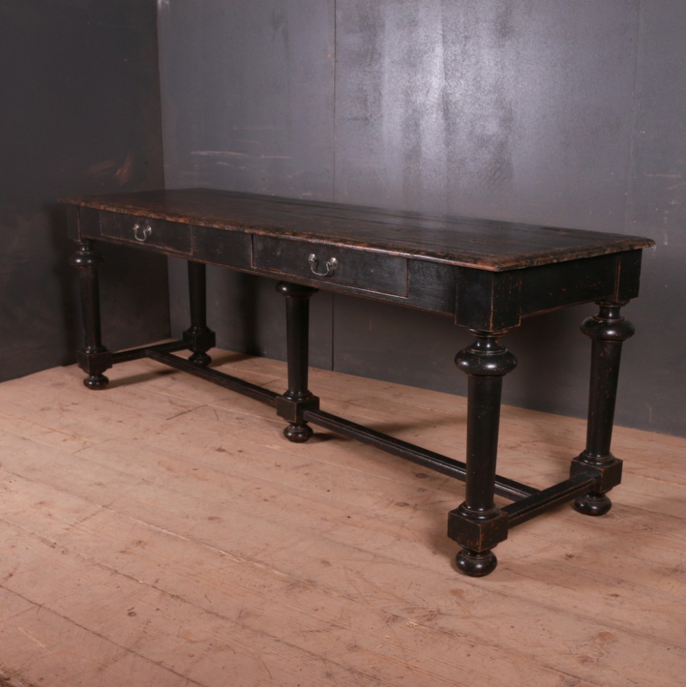 French Painted Drapers Table