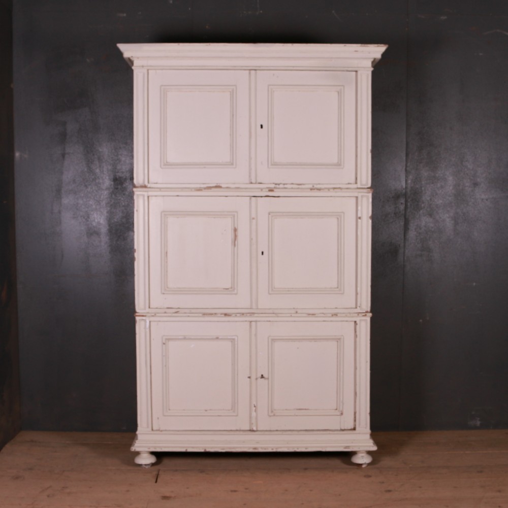 Dutch Pine Linen Cupboard 