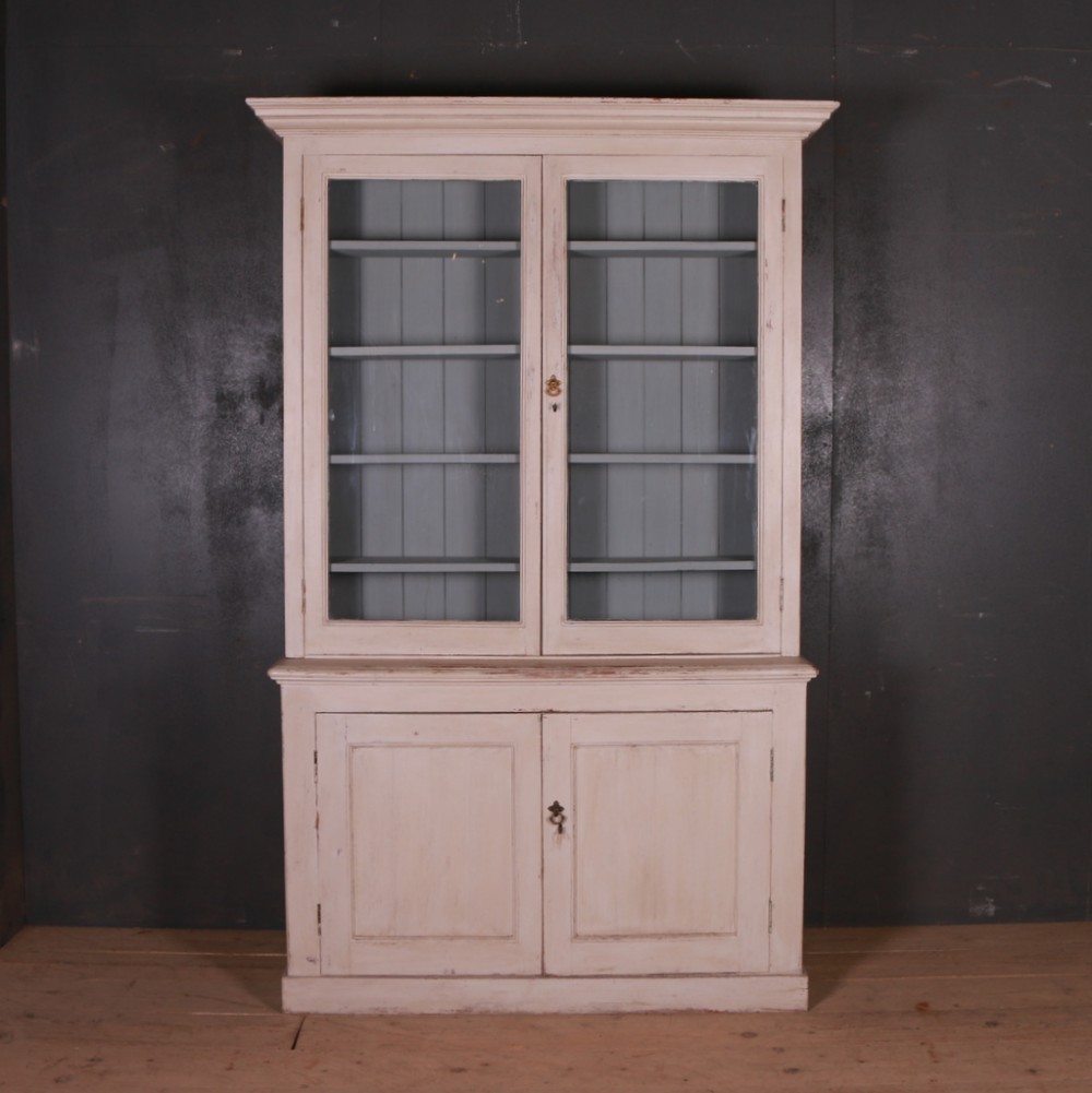 English Painted Bookcase