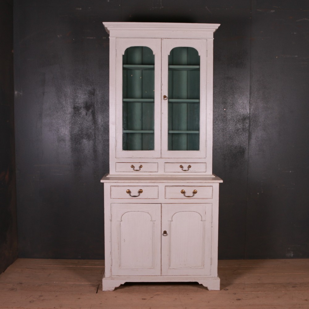 Small English Painted Bookcase