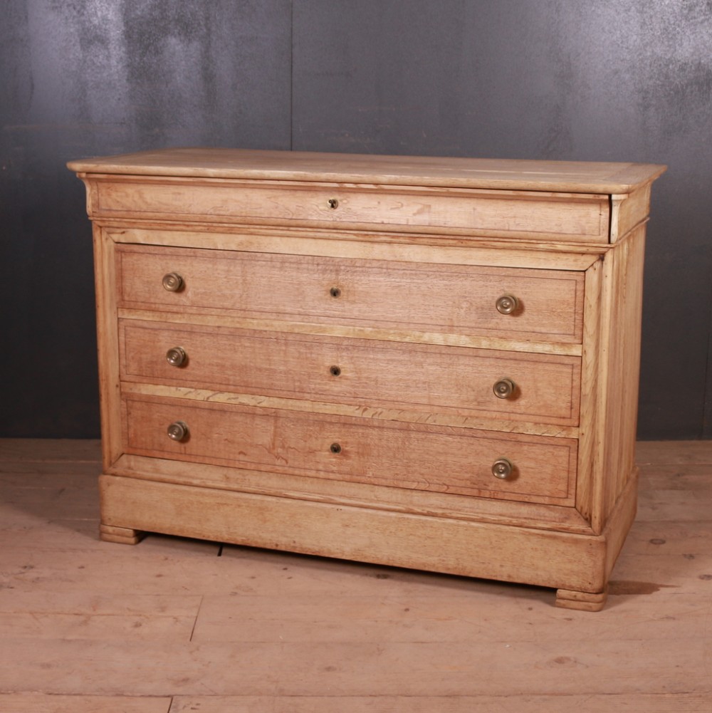 French Bleached Oak Commode