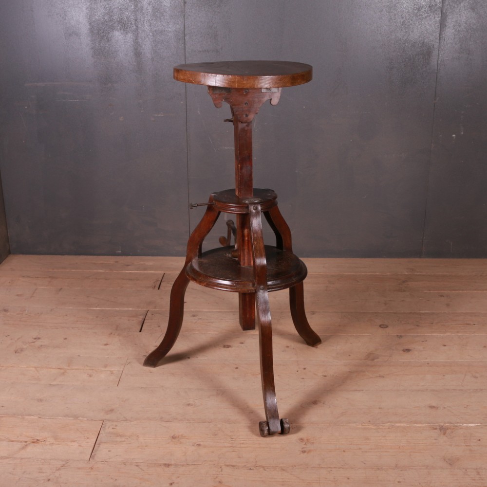 French Walnut Sculptors Stand