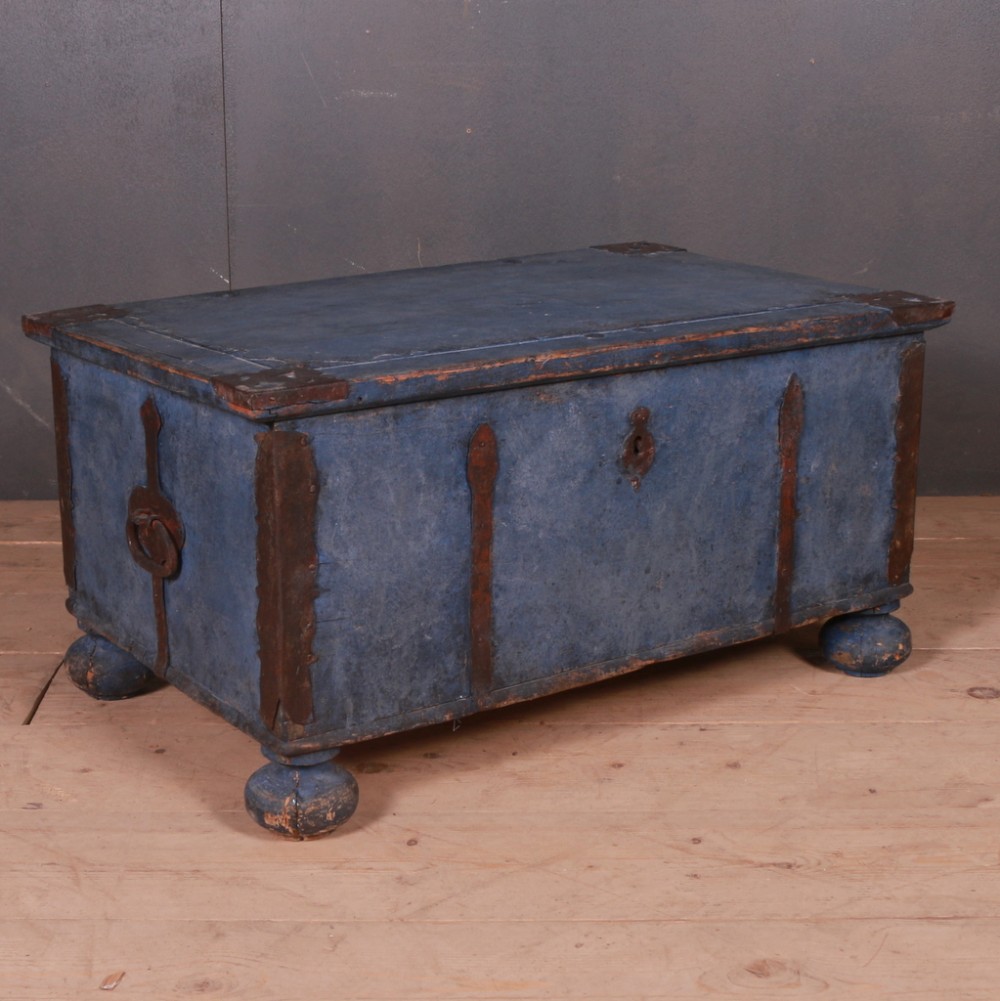 Swedish Iron Bound Blanket Box