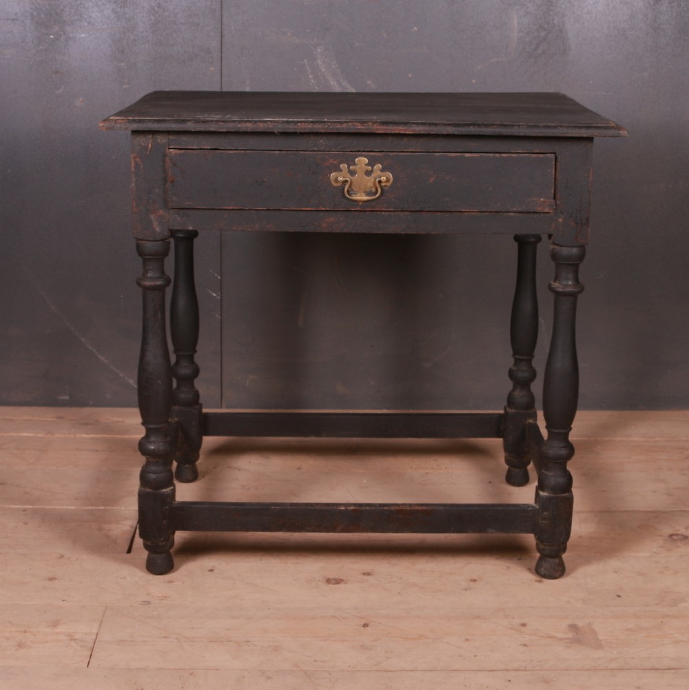 English Painted Lamp Table