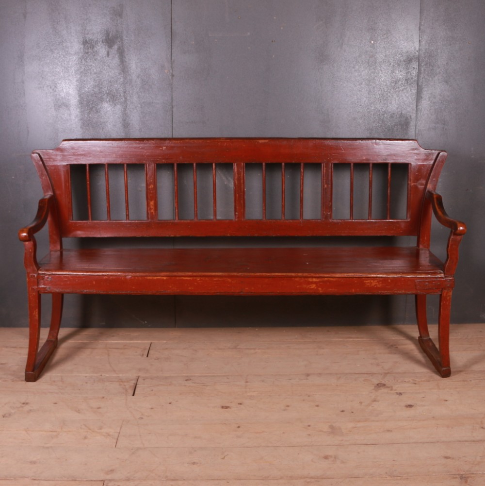 European Original Painted Bench