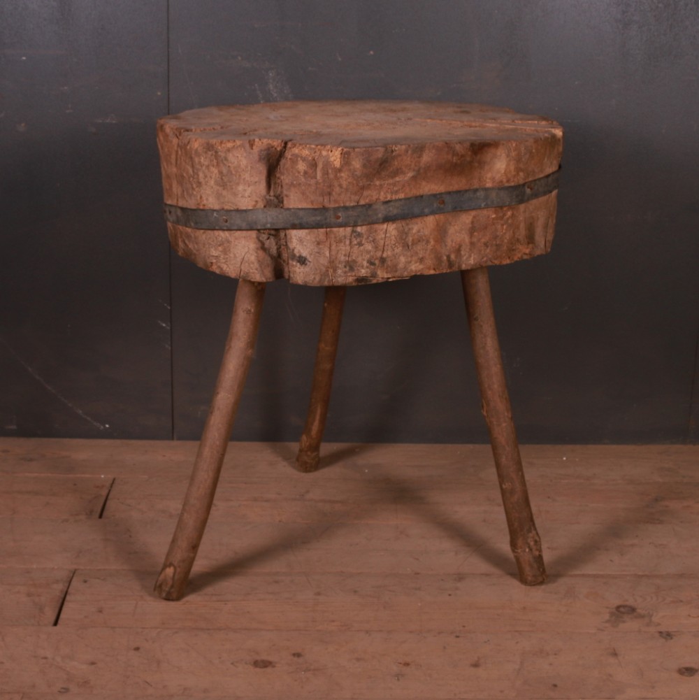 Large Primitive Lamp Table