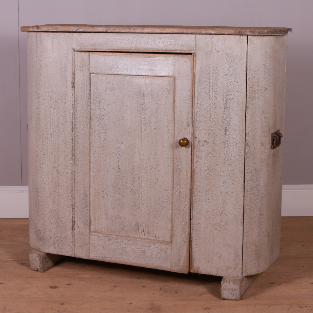 Painted D Ended Proving Cupboard