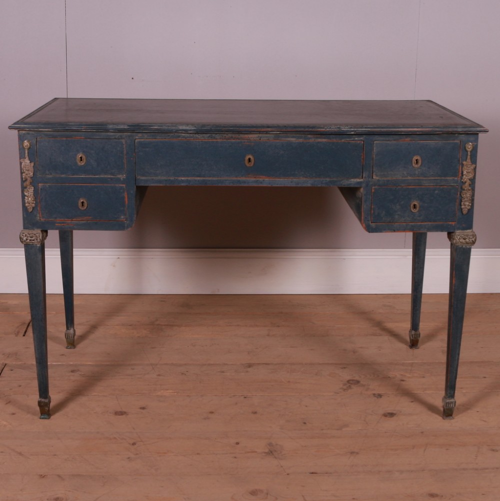 French Five Drawer Desk 