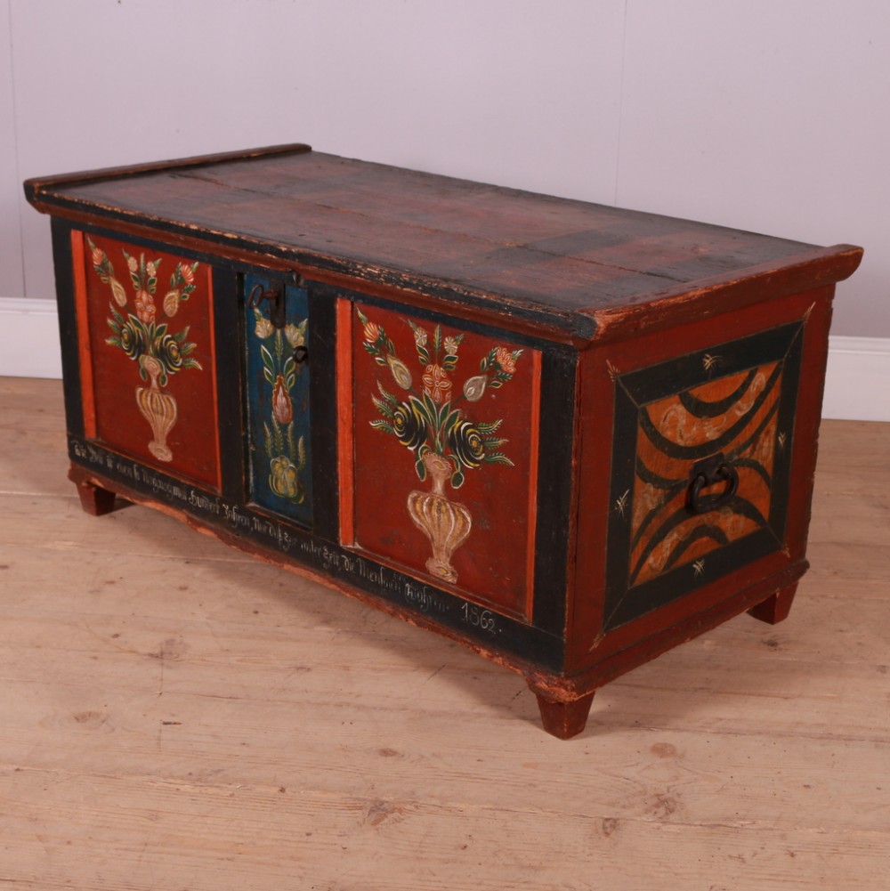 Original Painted Austrian Coffer