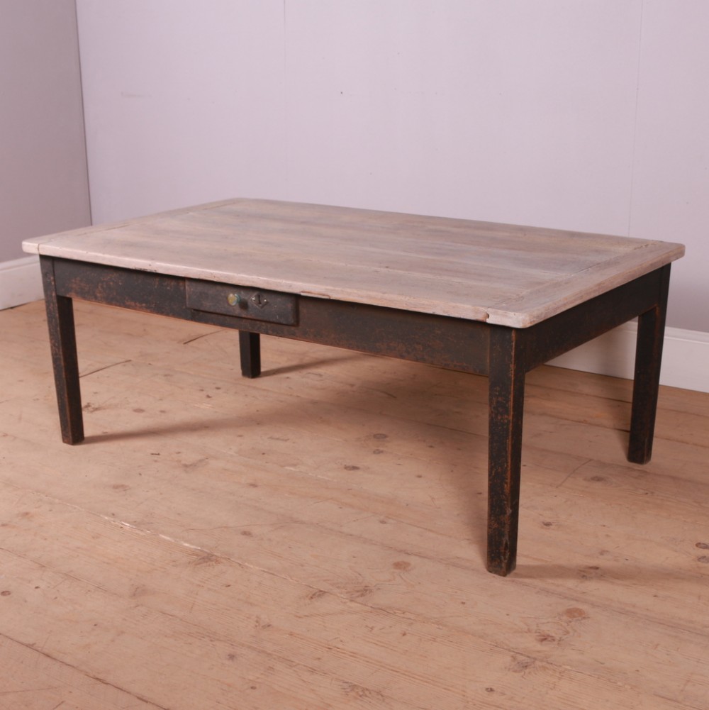 French Painted Oak Coffee Table