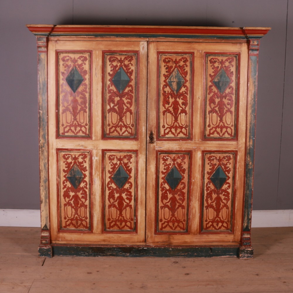 Original Painted Italian Armoire