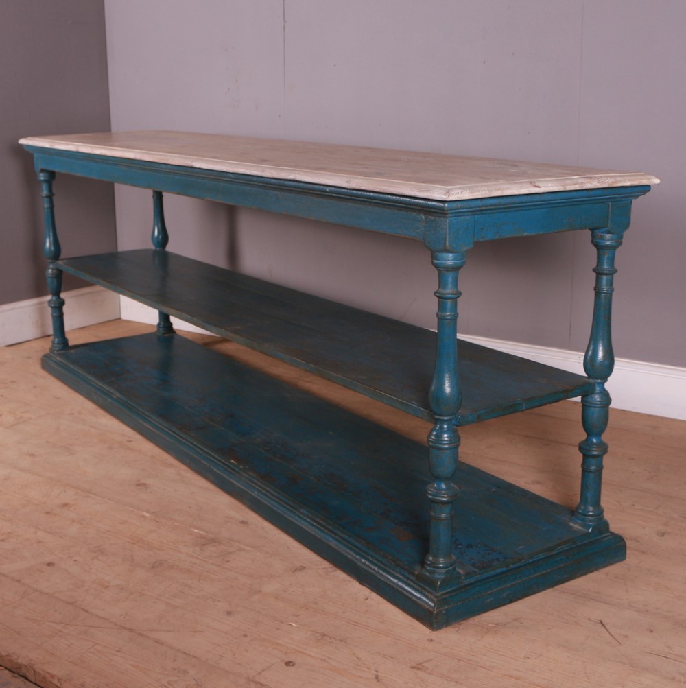 Painted Two Tier Drapers Table