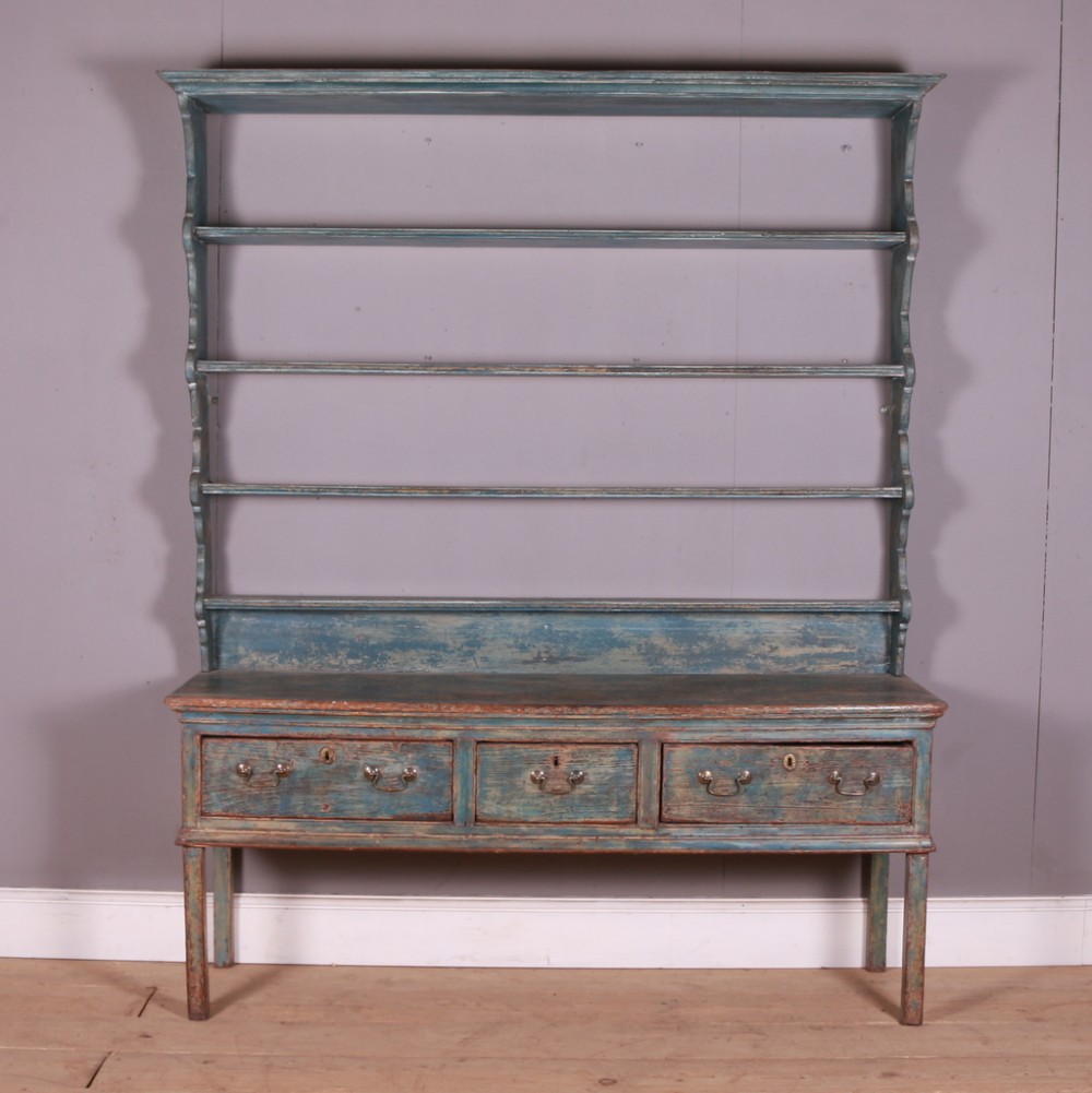 Late 18th C Original Painted Dresser