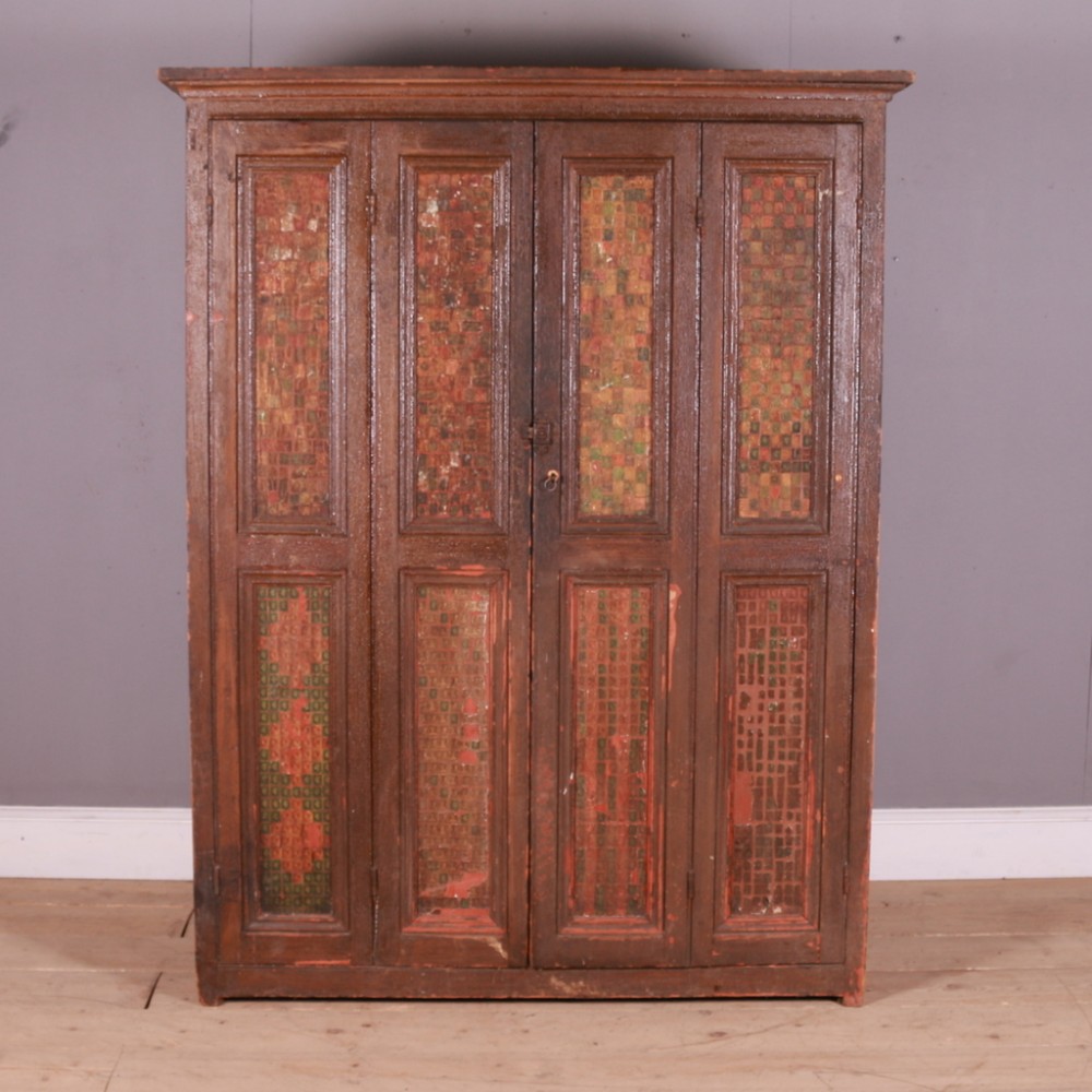 Folk Art Linen Cupboard