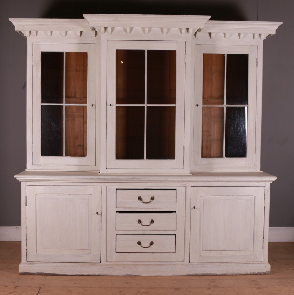 Glazed Breakfront Kitchen Cabinet