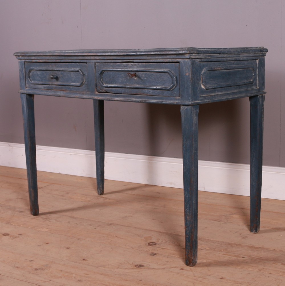 French Painted Writing Table