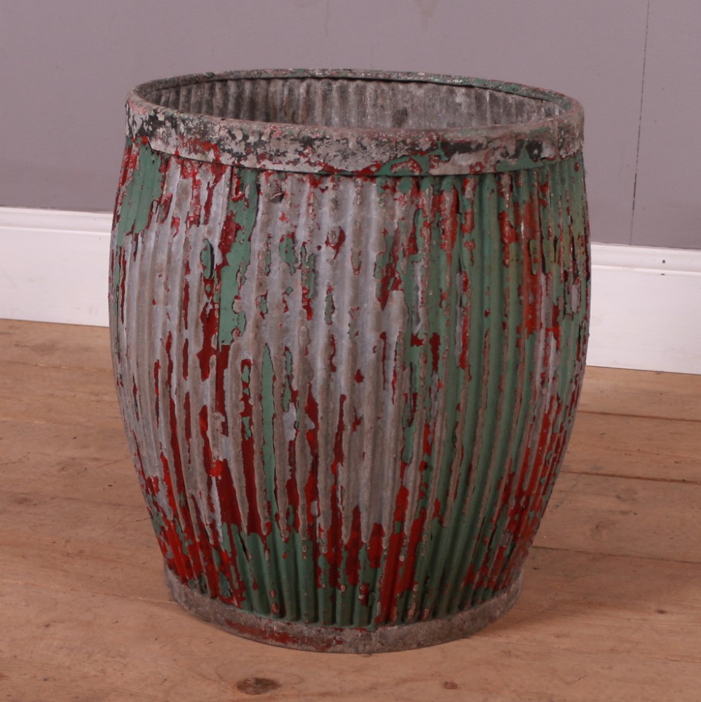 Zinc Dolly Tub Planter