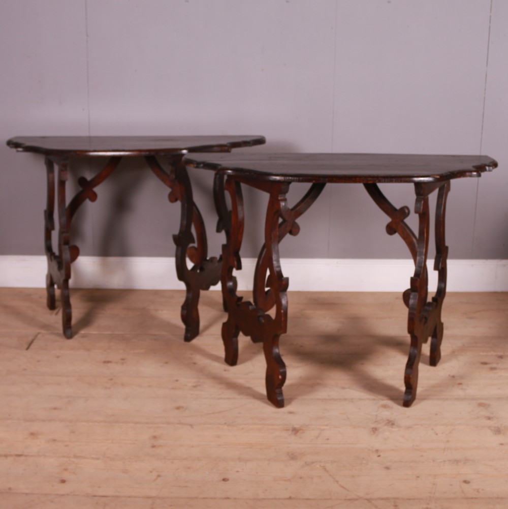 Pair of Italian Console Tables