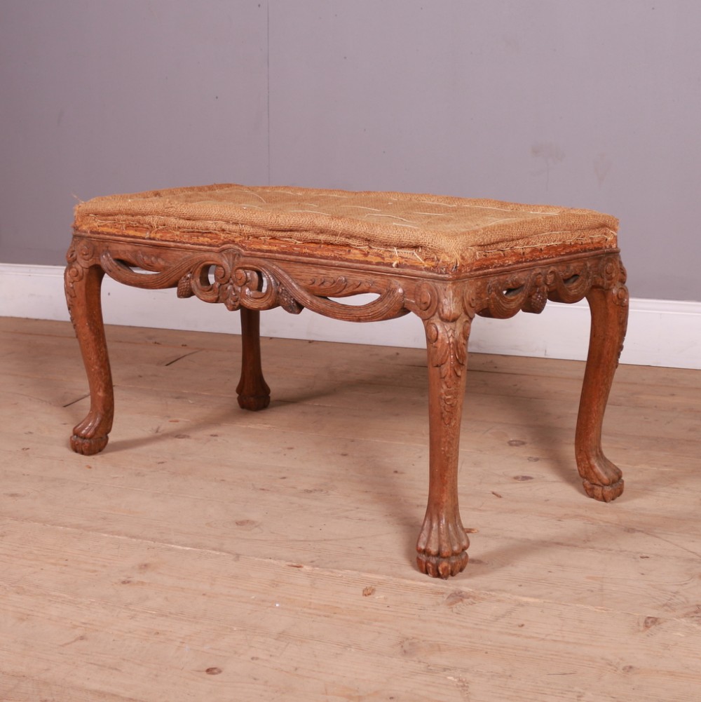 Carved Italian Stool