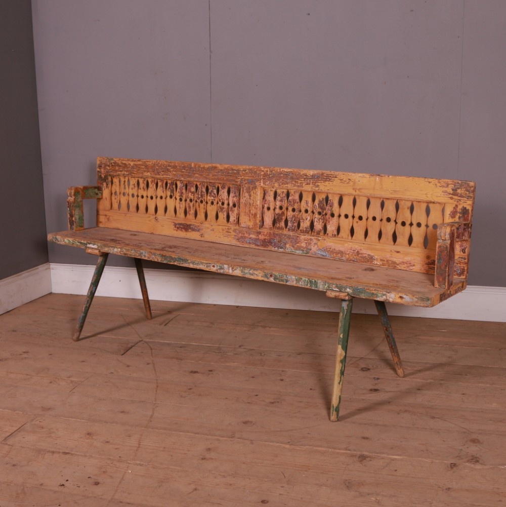 Rustic Bavarian Settle