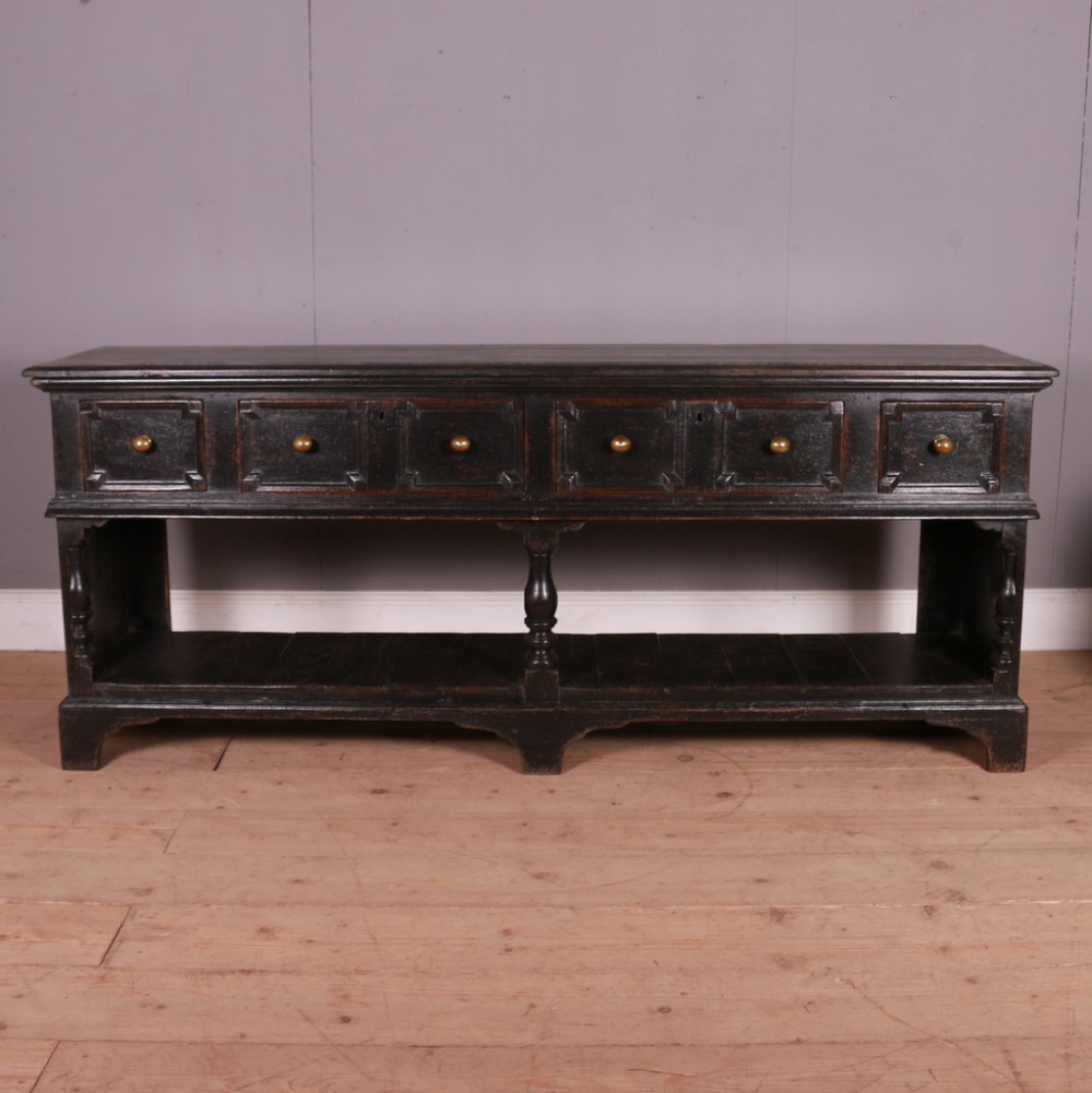 18th C Painted Dresser Base