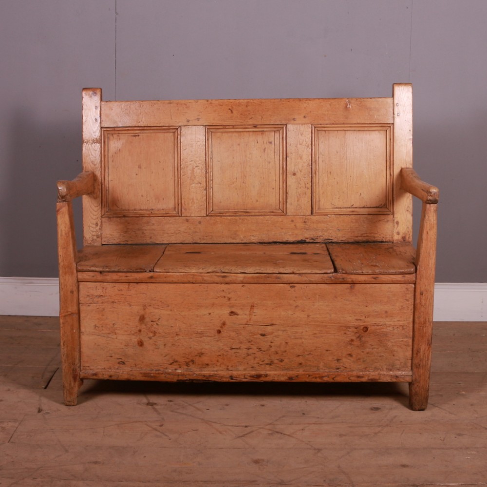 Welsh Pine Box Settle