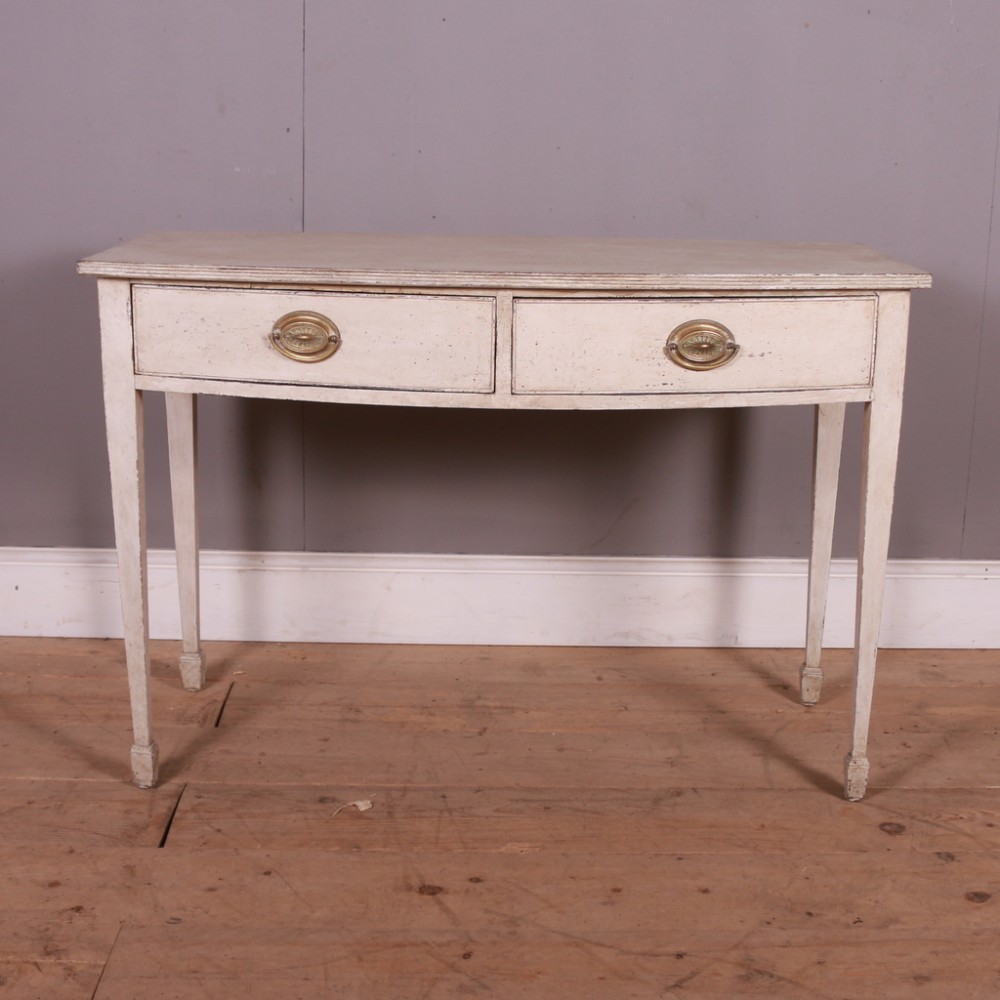 English Bowfront Desk