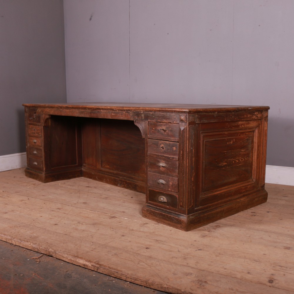 French Original Painted Drapers Counter View II