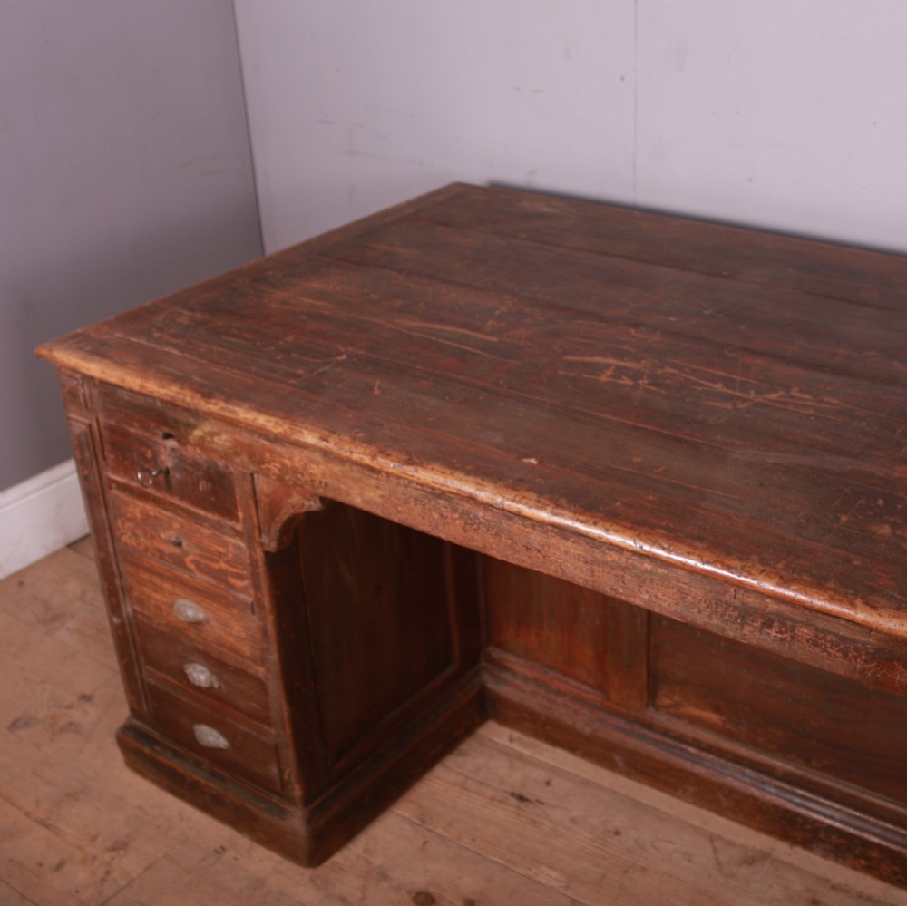 French Original Painted Drapers Counter View IV