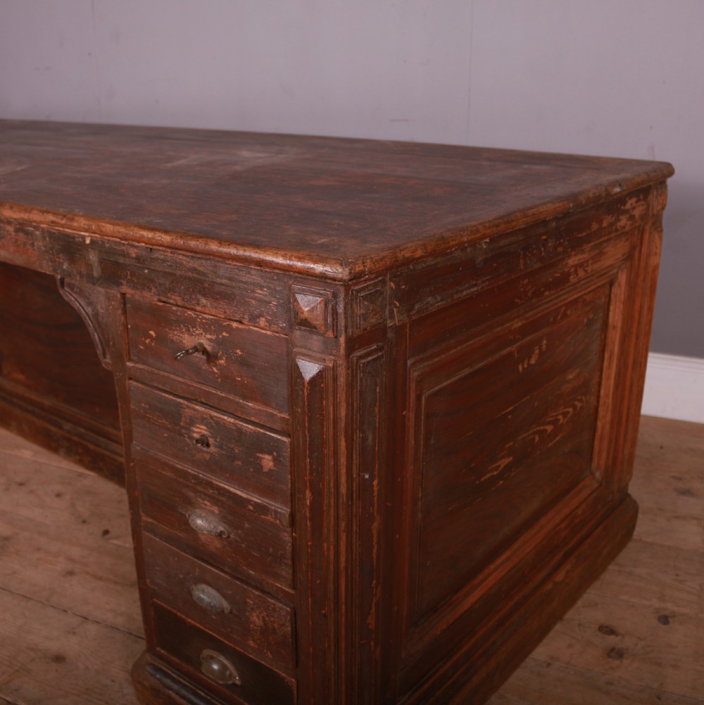 French Original Painted Drapers Counter View V