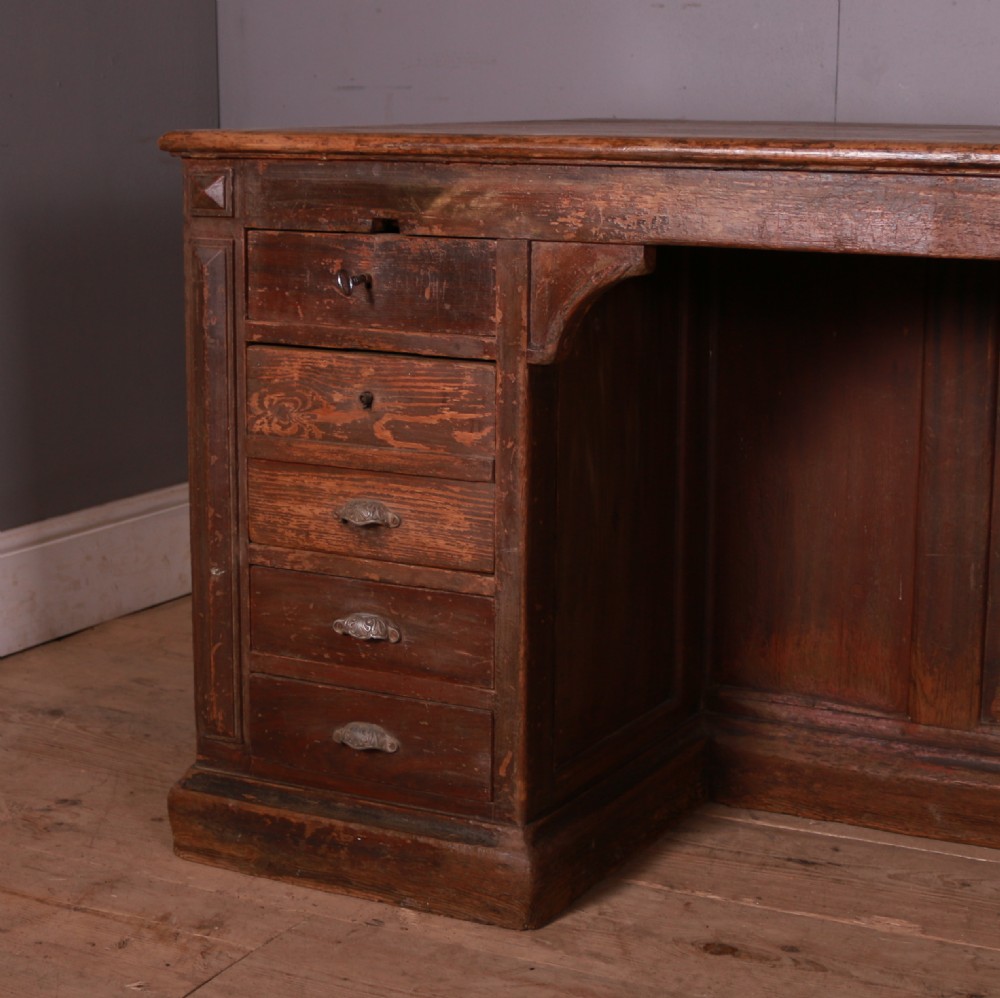 French Original Painted Drapers Counter View VI