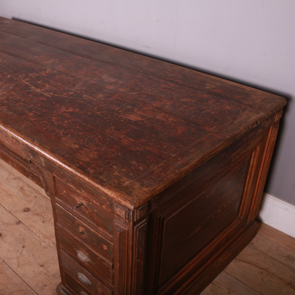 French Original Painted Drapers Counter View VII