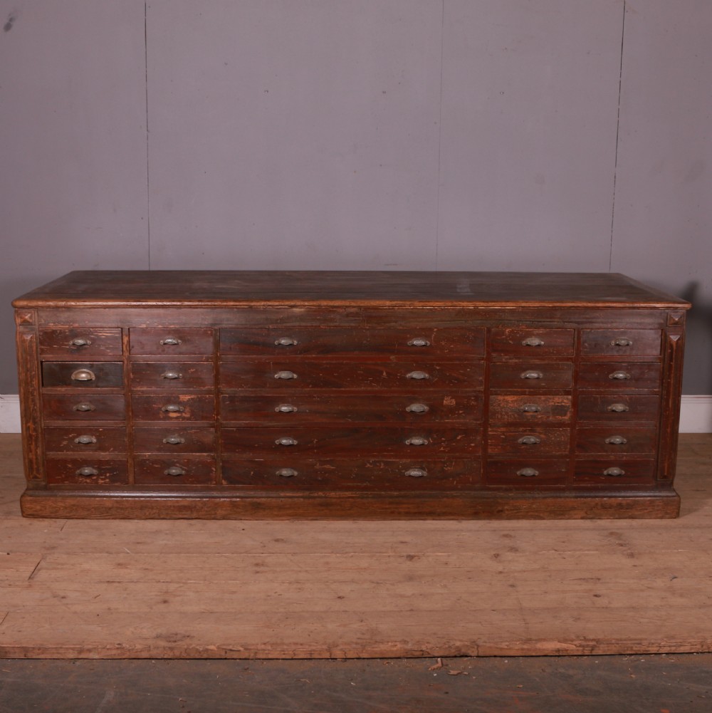 French Original Painted Drapers Counter View VIII