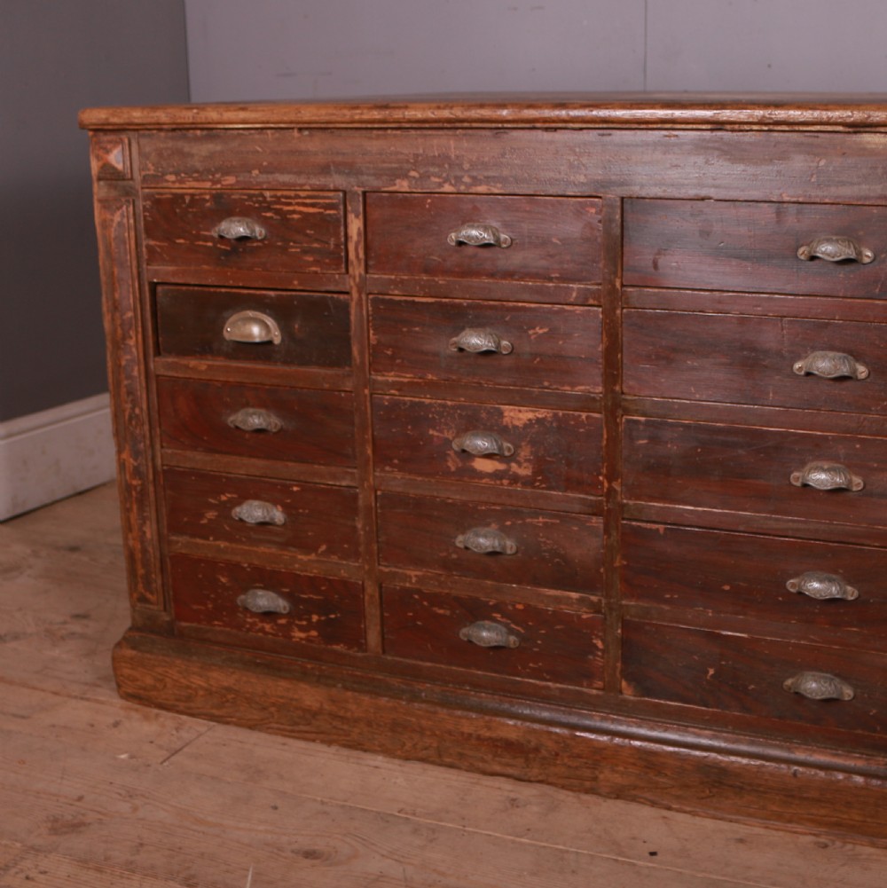 French Original Painted Drapers Counter View IX
