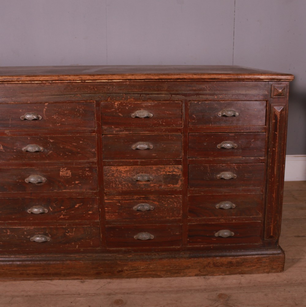 French Original Painted Drapers Counter View X