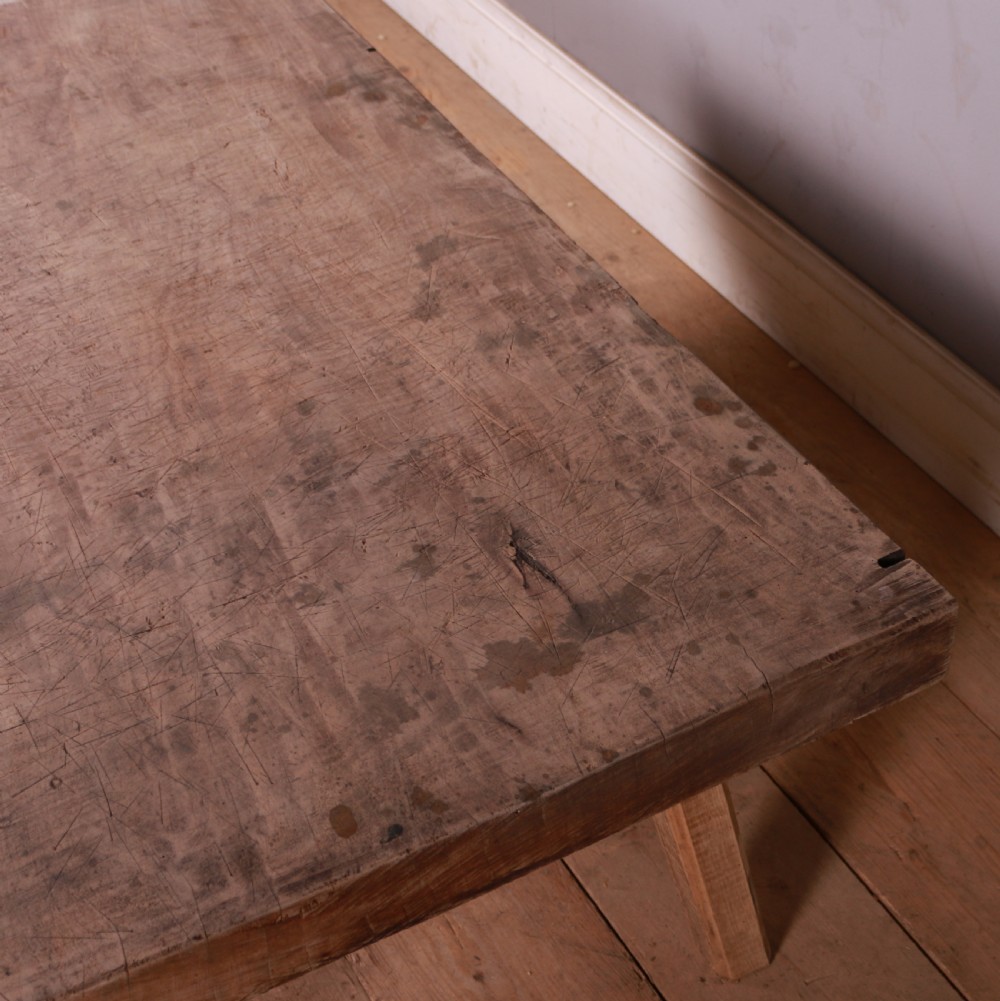 French Scrubbed Sycamore and Elm Coffee Table View IV