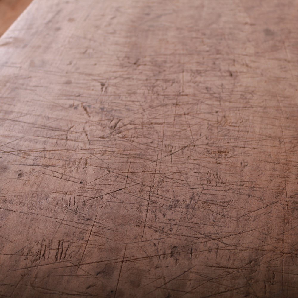 French Scrubbed Sycamore and Elm Coffee Table View VI